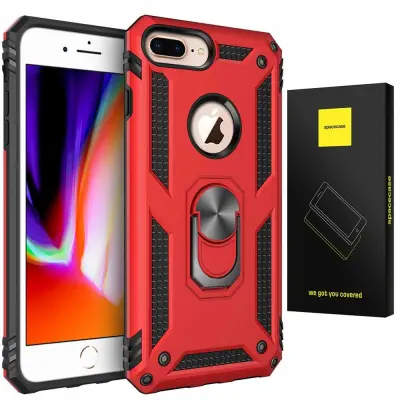 SPACECASE OVITEK OVITEK ZA IPHONE 6 7 8 PLUS RING NX RDEČ