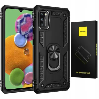 SPACECASE OVITEK ZA SAMSUNG GALAXY A41 BLACK SC RING NX