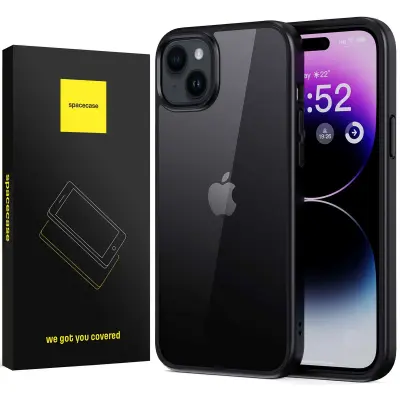 SPACECASE OVITEK OVITEK ZA IPHONE 15 PLUS SC METRO ČRN