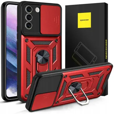SPACECASE ETUI ZA SAMSUNG GALAXY S21 FE RDEČ