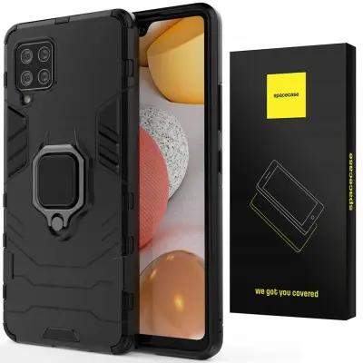 OVITEK SPACECASE CASE ZA SAMSUNG GALAXY A42 5G X-RING ČRN
