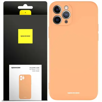 SILIKONSKI OVITEK SPACECASE ZA IPHONE 11 PRO ORANŽEN
