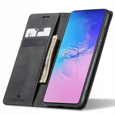 SPACECASE OVITEK DENARNICA ZA SAMSUNG GALAXY S10 LITE ČRN