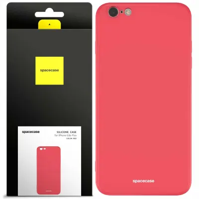 SILIKONSKI ZAŠČITNI OVITEK SPACECASE ZA IPHONE 6 6S PLUS RDEČ