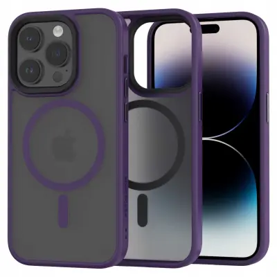 OVITEK SPACECASE HYBRID ZA IPHONE 14 PRO VIJOLIČEN