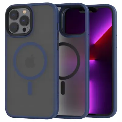 HIBRIDNI OVITEK SPACECASE ZA IPHONE 13 PRO MAX ZA MAGSAFE ČRN