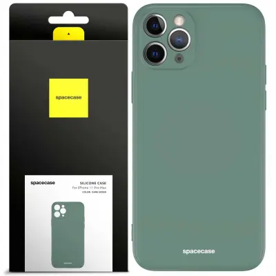 SILIKONSKI OVITEK SPACECASE ZA IPHONE 11 PRO MAX OVITEK ZELEN OVITEK