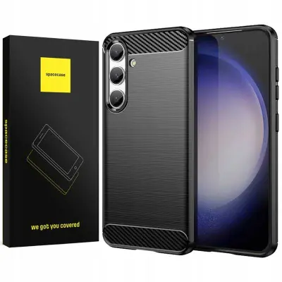 SPACECASE OVITEK CARBON OVITEK ZA SAMSUNG GALAXY S24 ČRN