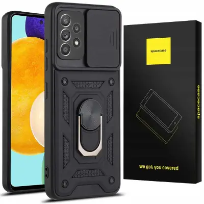 OVITEK SPACECASE ZA SAMSUNG GALAXY A52 BLACK CAMRING