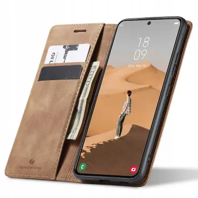 SPACECASE ETUI WALLET GALAXY S22 ZA SAMSUNG RJAV USNJE