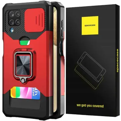 OVITEK SPACECASE ZA SAMSUNG GALAXY A12 RDEČ