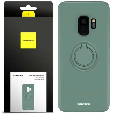 SPACECASE SILIKONSKI OVITEK OBROČ ZA GALAXY S9 TEMNO ZELEN OVITEK