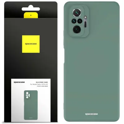 SILIKONSKI OVITEK SPACECASE ZA XIAOMI REDMI NOTE 10 PRO TEMNO ZELEN