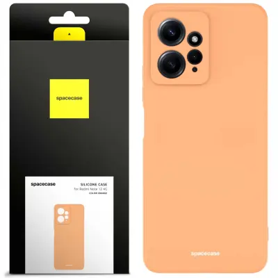 SILIKONSKI OVITEK SPACECASE ZA XIAOMI REDMI NOTE 12 4G ORANŽEN