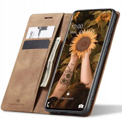 SPACECASE CASE DENARNICA ZA SAMSUNG GALAXY S20 SVETLO RJAVA