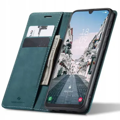 SPACECASE OVITEK DENARNICA ZA SAMSUNG GALAXY A50 MODRA
