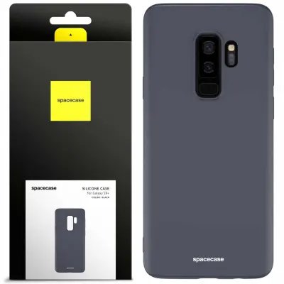 SILIKONSKI OVITEK SPACECASE ZA GALAXY S9+ OVITEK ČRNO