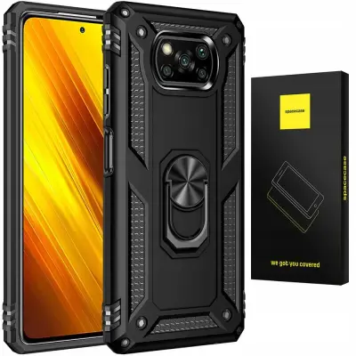 SPACECASE OVITEK ZA POCO X3 NFC PRO BLACK RING NX