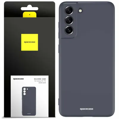 SILIKONSKI OVITEK SPACECASE ZA SAMSUNG GALAXY S21 FE ČRN