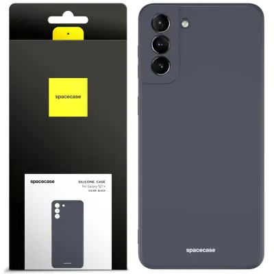 SILIKONSKI OVITEK SPACECASE ZA SAMSUNG GALAXY S21+ ČRN