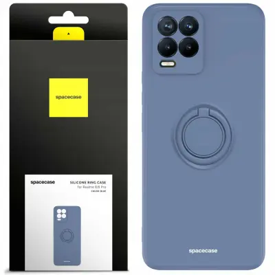 SPACECASE SILIKONSKI OVITEK OBROČ ZA REALME 8 8 PRO MODRA