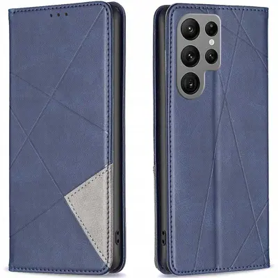 ZAPS OVITEK DENARNICA ORIGAMI ZA SAMSUNG GALAXY S24 ULTRA MODRA