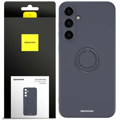 SPACECASE SILIKONSKI OVITEK OBROČ ZA SAMSUNG GALAXY S23 FE ČRN