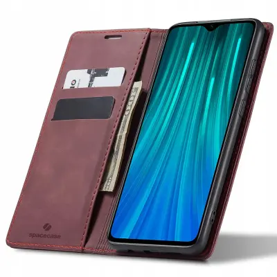 SPACECASE OVITEK DENARNICA ZA XIAOMI REDMI NOTE 8 PRO RDEČ