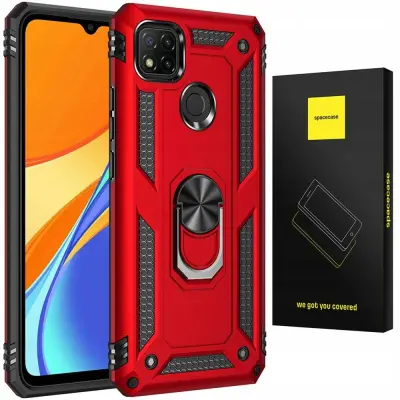 SPACECASE OVITEK ZA XIAOMI REDMI 9C 10A RING NX RED