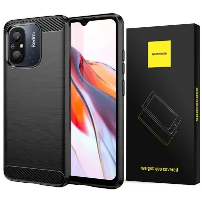 OVITEK SPACECASE ZA TELEFON XIAOMI REDMI 12C ČRN