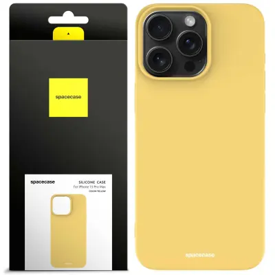 SILIKONSKI OVITEK SPACECASE ZA IPHONE 15 PRO MAX RUMEN RUM