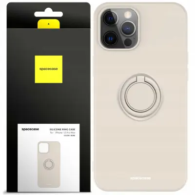 SPACECASE OVITEK SILIKONSKI OBROČ ZA IPHONE 12 PRO MAX BONE