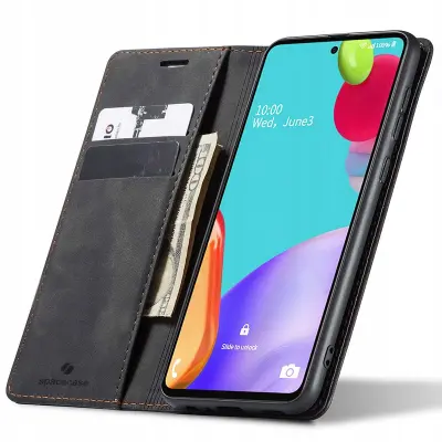 SPACECASE DENARNICA GALAXY A52 5G ČRNA ETUI SAMSUNG