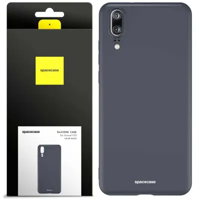 SILIKONSKI OVITEK SPACECASE ZA HUAWEI P20 ČRN
