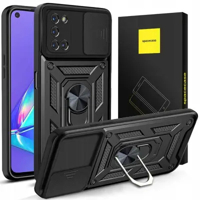 SPACECASE ETUI ZA OPPO A52 A72 BLACK SC CAMRING