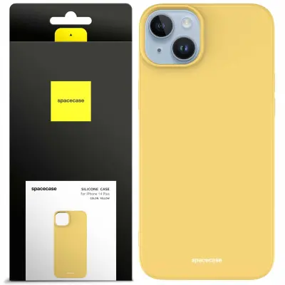 SILIKONSKI OVITEK SPACECASE ZA IPHONE 14 PLUS RUMEN ZAŠČ