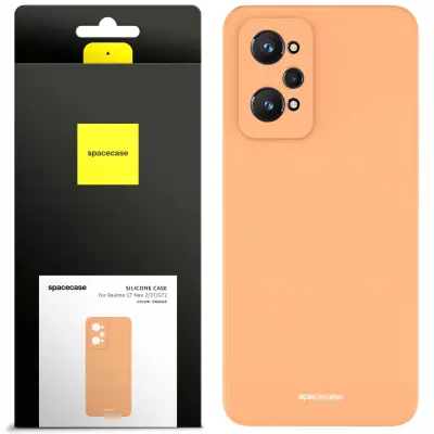 SILIKONSKI OVITEK SPACECASE ZA REALME GT NEO 2 3T GT2 ORANŽEN