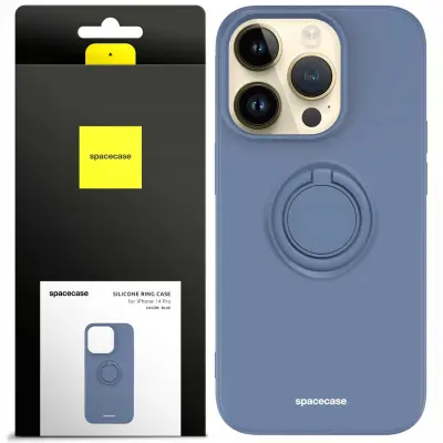 SPACECASE SILIKONSKI ZAŠČITNI OVITEK ZA IPHONE 14 PRO MODER