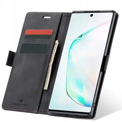 SPACECASE OVITEK DENARNICA ZA SAMSUNG GALAXY NOTE 10+ ČRN
