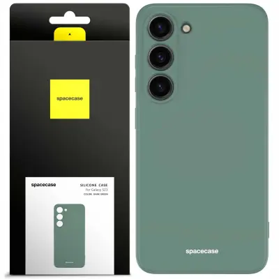 SILIKONSKI OVITEK SPACECASE ZA SAMSUNG GALAXY S23 TEMNO ZELEN