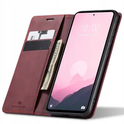 SPACECASE OVITEK DENARNICA ZA XIAOMI REDMI 12C RDEČ