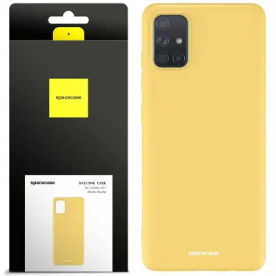 SILIKONSKI OVITEK SPACECASE ZA SAMSUNG GALAXY A51 RUMEN