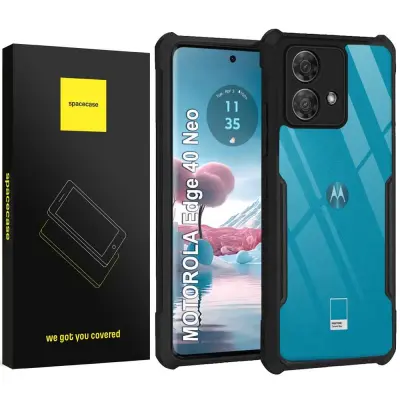 SPACECASE OVITEK ZA MOTOROLA EDGE 40 NEO ČRN