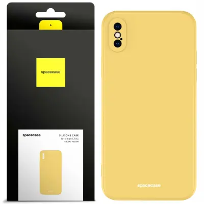 SILIKONSKI OVITEK SPACECASE ZA IPHONE X XS RUMENA ZAŠČITA