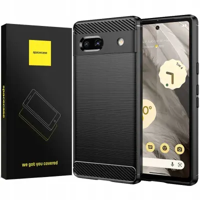 SPACECASE OVITEK CARBON COVER ZA GOOGLE PIXEL 7A ČRN