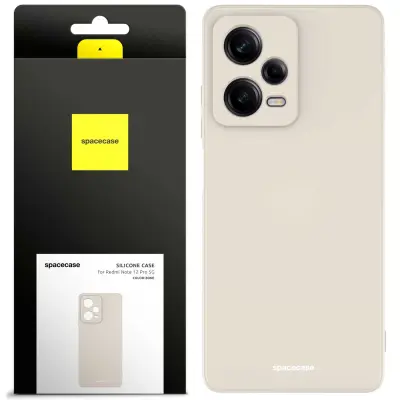 SILIKONSKI OVITEK SPACECASE ZA XIAOMI REDMI NOTE 12 PRO 5G BONE