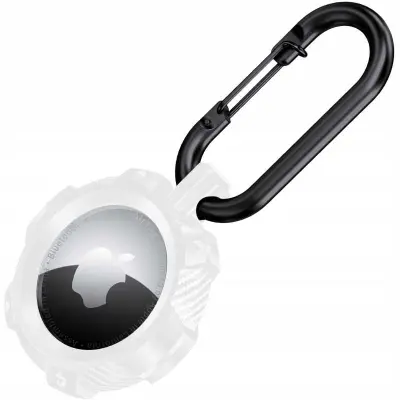 SPACECASE ETUI ZA ZRAČNO BLAGOVKO AIR TAG ARMOR BELA ZA OVRATNIK