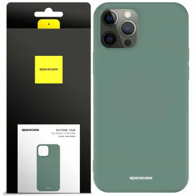 SILIKONSKI OVITEK SPACECASE ZA IPHONE 13 PRO MAX OVITEK ZELEN OVITEK