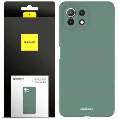 SILIKONSKI OVITEK SPACECASE ZA XIAOMI MI 11 LITE TEMNO ZELEN