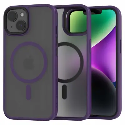 SPACECASE HIBRIDNI MAGNETNI OVITEK ZA IPHONE 14 VIJOLIČEN VIJOLIČNE BARVE